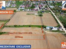 Teren intravilan construibil | 2379mp | 1 Decembrie - Ilfov