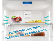 Combina frigorifica Beko NeoFrost,inox antiamprenta.