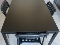 Masa + 4 scaune Ikea 110x67 cm
