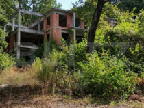 Casa la rosu, cu teren de 9748 mp, zona camping Faget, in pa