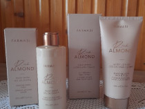 Ofertă Farmasi! Set Ulei de Migdale gel de duş+loțiune de corp