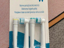 Set 4 rezerve de periuta electrica compatibila orice brand ORAL-B