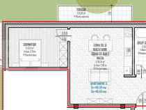 Apartament 2 camere, 46mp, bloc nou, zona Regal, Baciu
