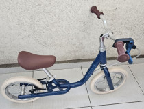 Bicicleta fara pedale BTWIN Runride 900 12" albastra copii