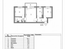 Apartament 3 camere situat in zona Casa de Cultură