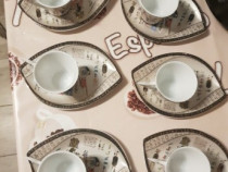 Fathi Mahmoud Limoges Egipt ceașă și farfurie din ceramică/porțelan