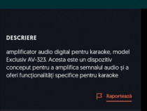 Amplificator audio
