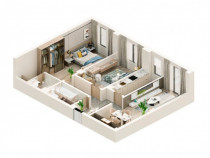 COMISION 0%! Apartament 3 Camere Decomandat, 85mp Bloc Nou
