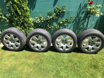 Jante originale din aluminiu R16 VW + anvelope Bridgestone Runflat –