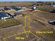 Teren intravilan cu UTILITATI - 339 mp - comuna Berceni