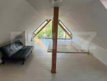 Mansardă de închiriat – 2 camere, 65 mp, ideală pentru