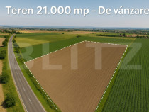 Teren de vânzare – 21.000 mp – Zona C.A.T.I.A