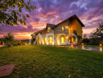 De vanzare casa individuala stil mediteranian curte 704 mp
