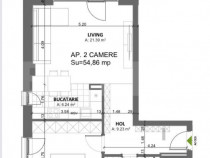 Apartament cu 2 camere Timișoara Nord- Cal. Totontalului