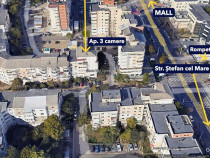 Apartament cu 3 camere de vânzare în zona Stefan cel Mare