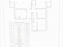 Apartament de vanzare, 4 camere, 83 mp, decomandat, etaj 1,