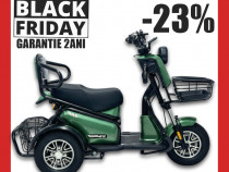Triciclu electric adulti si varstnici 20ah FARA PERMIS Oferta -23% NOU