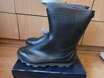 Cizme de ploaie călduroase și îmblănite, Negru, Copii/Dama