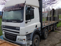 DAF CF85.480, macara cu greifer, platforma 8m