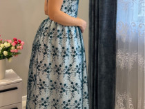 Rochie Elegantă din Tul Brodat - Model Unicat