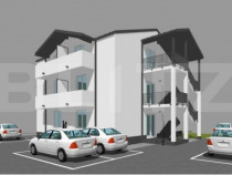 Apartament 2 camere &icirc;n bloc nou, 57 mp, 2 balcoane și parc