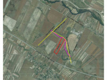 Teren intravilan 10,5 ha cu deschidere la drum, l&acirc;ngă Auto