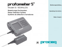 PROFOMETER 5 + Detectie armatura in betoane