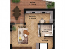 Apartament imens 2 camere cu 2 balcoane mari &ndash; EAS Residen