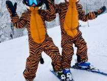 2 buc Costum ski copii WeeDo Tigrisor M116&ndash;128 cm, impreuna separat