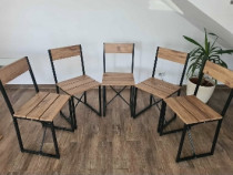 Set de 5 scaune industriale