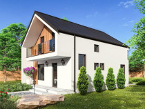 Casa individuala P+1E || 4 camere 2 bai || teren 300mp