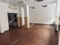 Spatiu comercial 100 mp utili 9 ml vitrina 2 intrari Valea A