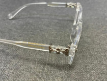 Ochelari Chrome Hearts Eleganți cu LOGO pe lentila,Transparenti