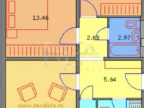 3 camere decomandat, anvelopat, 1/4, -Drumul Taberei