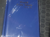 Clasor Monede 120 buzunare Albastru