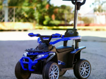 ATV electric cu maner 4 in 1, Kinderauto Hercules 35W 6V, RC #blue