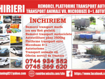 Inchiriez inchirieri remorca si platforme transport auto
