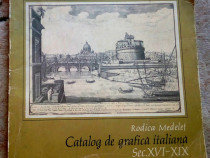 Catalog de grafica italiana, Rodica Medelet, 1977