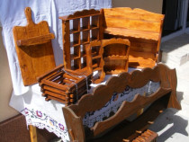 Obiecte din lemn rustice(decoratiuni pentru casa si gradina)