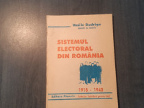 Sistemul electoral din Romania 1918-1940 Vasile Budriga