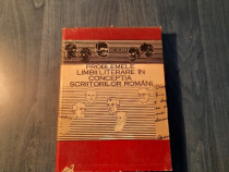 Problemele limbii literare in conceptia scriitorilor romani