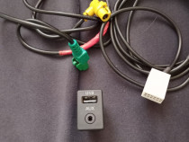 Cablu adaptor aux și usb