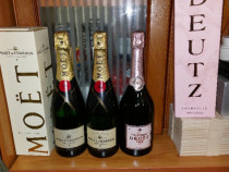 Șampanie Moet și Deutz rose