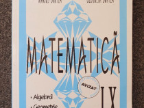 Matematica ix algebra geometrie trigonometrie - burtea
