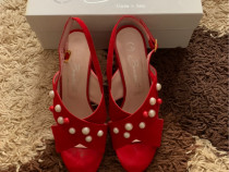 Pantofi roșii dama Benvenuti
