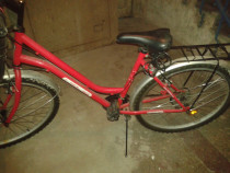 Bicicletă unisex roșie