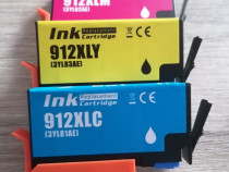 Set 4 cartuse imprimanta compatibile HP 912 XL