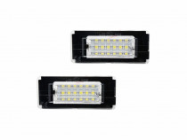 Set 2 lampi numar LED Canbus alb-rece Mini Cooper R56 R57 R58 R59