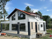 Oferta! Casa semifinisata, cu priveliste, 750 mp teren, Sali
