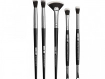 Set pensule machiaj, Makeup, 5 pensule, Black